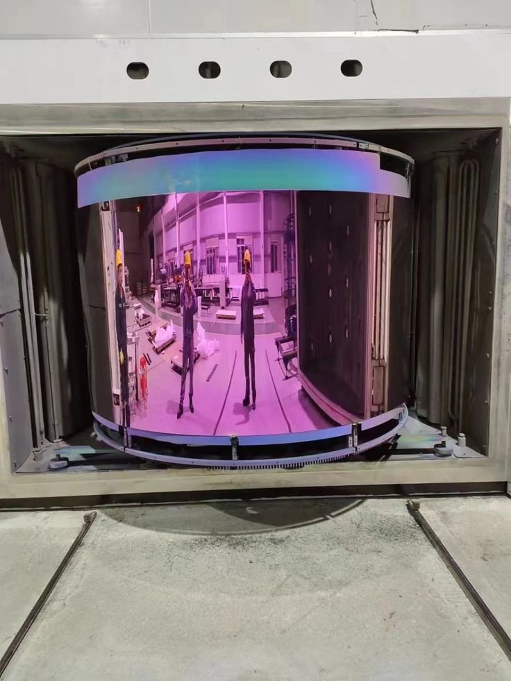 anti reflection coating applied to smartphone camera cover glass to improve optical transmission and reduce glare